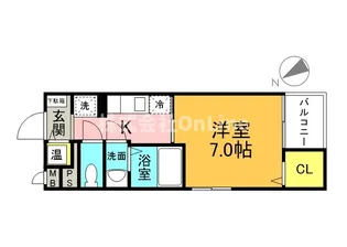 シェモワ八尾【4階】の間取り