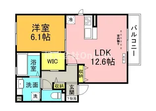 ラフィーネ徳庵【1階】の間取り