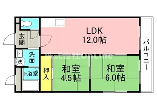 弘恵マンション【2階】の間取り
