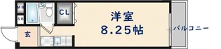 メゾン東大阪【4階】の間取り