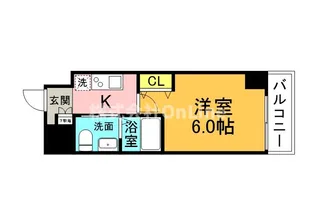 CITY PAL FUKAEBASHI【2階】の間取り