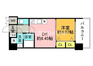 プレジオ布施EURO【4階】の間取り