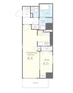 ラフィット松屋町【2階】の間取り