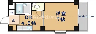 北島ハイツ【5階】の間取り