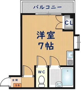 シャンスー源氏ケ丘【2階】の間取り