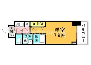 S-RESIDENCE堺筋本町Uno【10階】の間取り