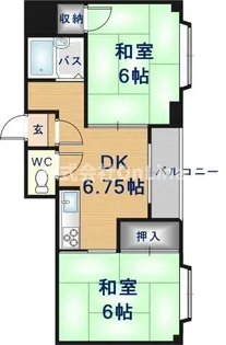 第3タナックマンション【2階】の間取り