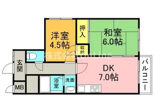 井本マンション【2階】の間取り