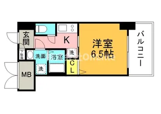 LUMINOUS天王寺舟橋【4階】の間取り