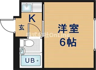 ナバマンション【4階】の間取り