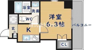 シエスタ玉造【1階】の間取り