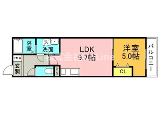 Mark Villa加美【1階】の間取り
