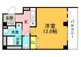 セゾンラトゥール桃谷【7階】の間取り