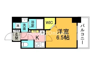 La Douceur谷町【8階】の間取り