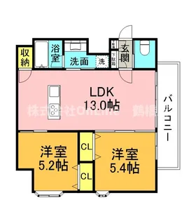 W.O.B.KYOBASHI【13階】の間取り