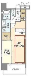 OPUS RESIDENCE SHINSAIBASHI SOUTH【6階】の間取り
