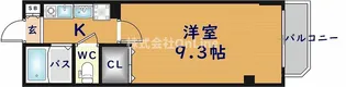 カーサ・デル・ソーレ【4階】の間取り