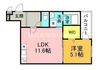 STスクエア 徳庵【1階】の間取り