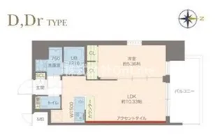 プレジオ城東【4階】の間取り