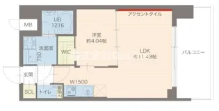 プレジオ城東【12階】の間取り