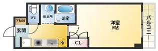 ベルビア八戸ノ里【2階】の間取り