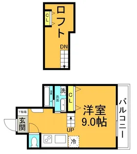 ヴェール・カステージュ深江北【7階】の間取り