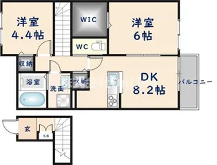 メゾン池島【2階】の間取り