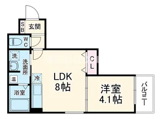 Tre Court東大阪【1階】の間取り