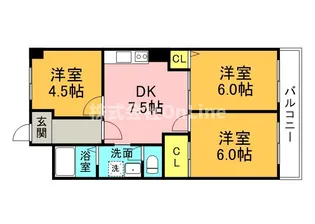 イシイハイツ【2階】の間取り