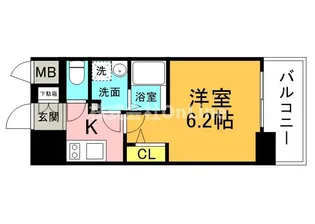 エスプレイス大阪城SOUTH【12階】の間取り