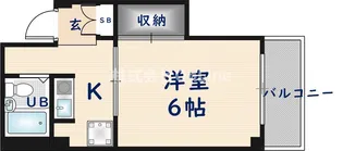 シャルルフジ吉田【2階】の間取り