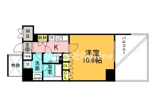 ビエラコート内久宝寺【9階】の間取り