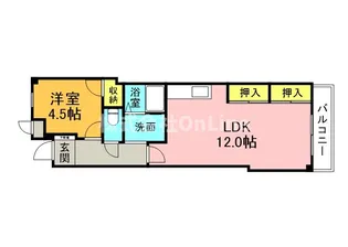 グリーンハイツ【1階】の間取り