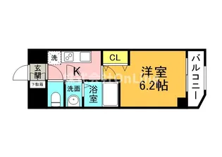 グランパシフィック今里南【10階】の間取り