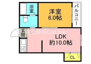 メゾンロータリー【4階】の間取り