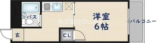 シャトーエソール【4階】の間取り