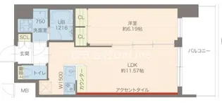 プレジオ城東【9階】の間取り