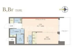 プレジオ城東【11階】の間取り