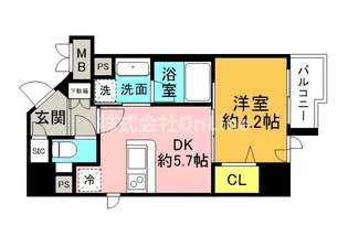 ガウディ【6階】の間取り