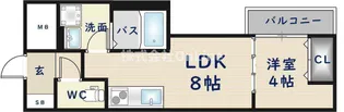 D porta girasole【1階】の間取り