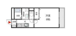 南壱番館【2階】の間取り