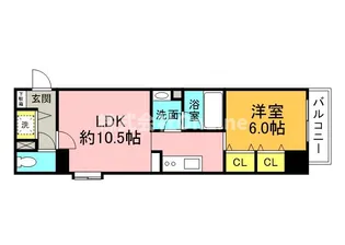 サージュ天王寺【6階】の間取り