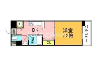 ヴェール・カステージュ深江北【6階】の間取り