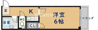メゾンシャピー布施【2階】の間取り