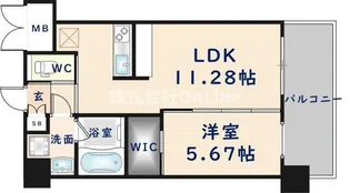 プレジオ森河内ASIAN【8階】の間取り