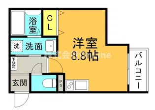 REGIES八尾駅前【3階】の間取り
