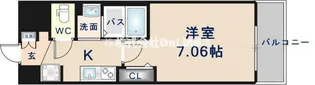 Luxe大阪城南【12階】の間取り