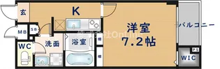 クロワール長田【3階】の間取り