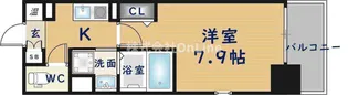 クローバー・ビュー上本町【3階】の間取り