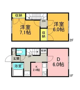 レオパレス高安の間取り